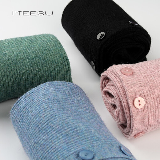 Meesu new autumn yoga socks for women, open toe warm knee pads, long tube mid tube leg guards, sports non-slip Pilates socks, starry sky black, with silicone anti-slip particles, one size fits all