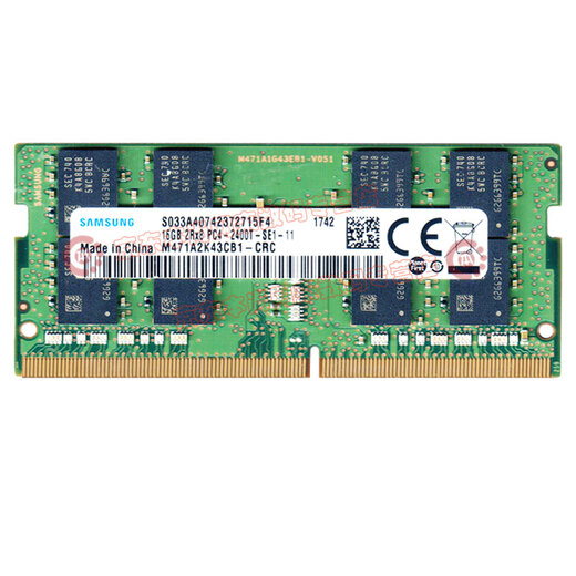 Samsung (SAMSUNG) original DDR4 PC4 fourth generation notebook all-in-one computer memory SODIMM suitable for Lenovo Dell Asus HP Acer Apple MSI QNAP DDR4 2400 16GB notebook memory