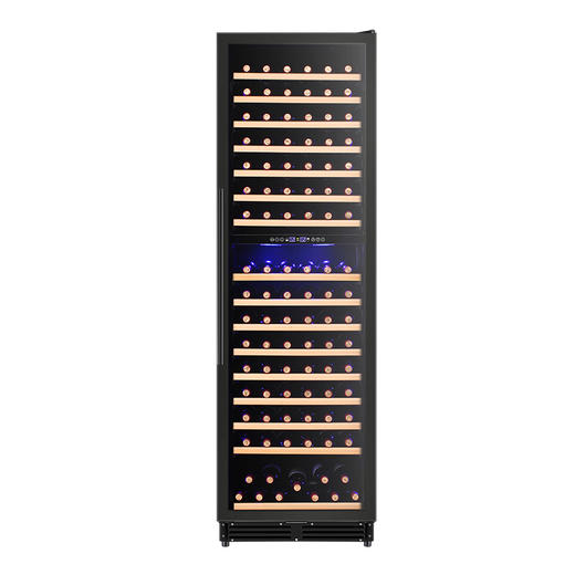 Bacchus red wine cabinet 190 bottles thermostat wine cabinet home commercial large capacity frozen wine grapes single temperature - air-cooled frost-free compressor - tempered glass door YC-510 - beech wood shelf - 1.9m high