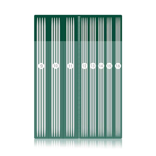 Fengyu Stainless Steel Sweater Wool Set Knitting Tools Stainless Steel Wool Straight L Needle Set Free Gift 36cm Steel Needle Set Comes with a Gift Set