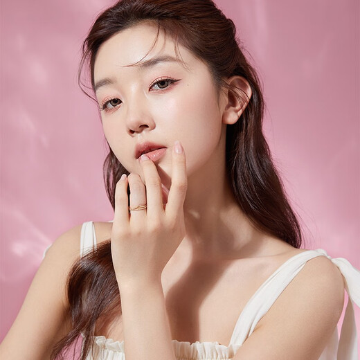 Saturday Fortune (ZLF) 18K gold diamond ring for women, brilliant group of rows of diamonds, arm diamond ring, gift for girlfriend T holiday gift, white 18K size 11