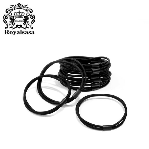 Royal sasa royal salsa 10 pack high elastic simple headband rubber band hair tie women's hair tie hair rope headwear