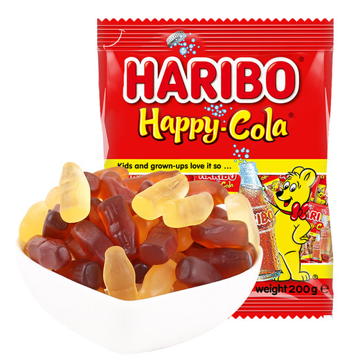 Haribo Türkiye imported Coca-Cola gummy candies 200g children's snacks QQ candy gummies