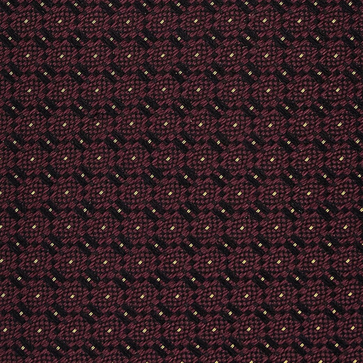 CANALI Connery [Chinese Valentine's Day Gift] Burgundy Micro Flowers Gold Silk Lines Silk Men's Tie Burgundy 3