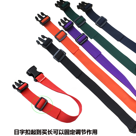惠利得定制塑料插扣松紧带可调节卡扣捆绑带户外帐篷行李货物固定无弹力织带 插扣织带38CM宽300CM长2条