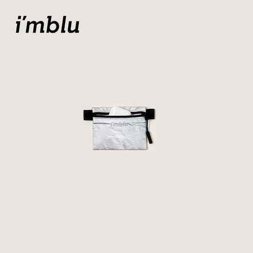 Imblu Reise-Aufbewahrungstasche, ultraleicht, wasserdicht, Reisepass-Aufbewahrungstasche, leicht und tragbar, für Kleinigkeiten, zum Organisieren von Dokumenten, Dokumenten, Reißverschlusstasche, groß, regeneriertes Nylon, Jeansblau