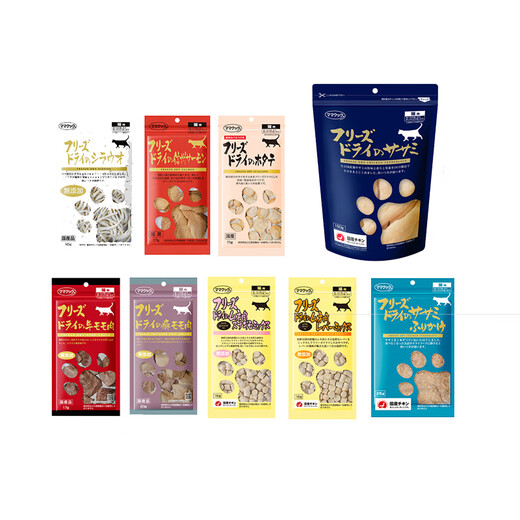 OIMG Japan imported Tajima Plateau chicken breast and chicken liver freeze-dried additive-free pet cat snacks for fattening, pork leg meat 20g (2025-10) 1 pack