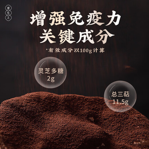 Lei yun Shang gebrochene Wand Ganoderma lucidum spore pulver Geschenkbox 1g*22 Beutel/Box Jilin Changbaishan Ganoderma lucidum Pulver verstärkt die Immunität 2 Kisten 44g