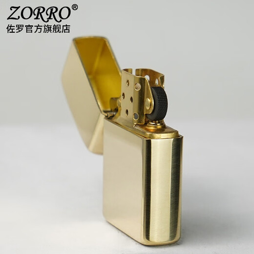 Zorro Zorro Windproof Kerosin leichter für Männer verdickte ursprüngliche Kupferlichtplattenbewegung 902s kreativer Freund Geschenkgeschenk verdickte Originalkupferlichtplatte Z902s