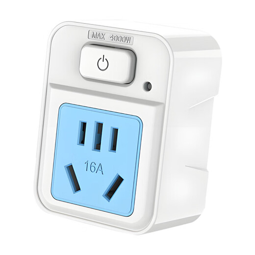 Qingfeng (kyfen) Einteiliger Steckdosenkonverter ohne Kabel, Klimaanlage, Warmwasserbereiter, Konvertierungsstecker, Netzteil, hohe Leistung, mit Schalter, 10 A auf 16 A, australischer Standard