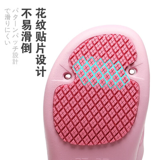 希素专利防滑拖鞋孕妇男女情侣防水防滑油夏浴室内洗澡冲凉居家用拖鞋 浅粉色（专利防滑拖鞋） 37-38码