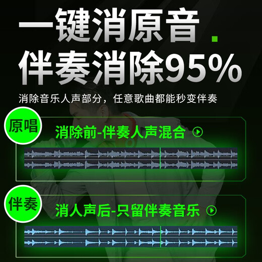 NXGNXG professional effector KTV pre-amp reverberation microphone anti-howling stage home singing to eliminate accompaniment G3 effector built-in rechargeable wireless microphone with XLR male and bus line