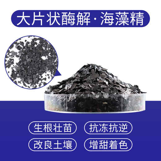 Schmet large enzymatic seaweed essence organic water-soluble fertilizer seaweed rooting agent fertilization agricultural use 500g seaweed essence 500g * 1 generation