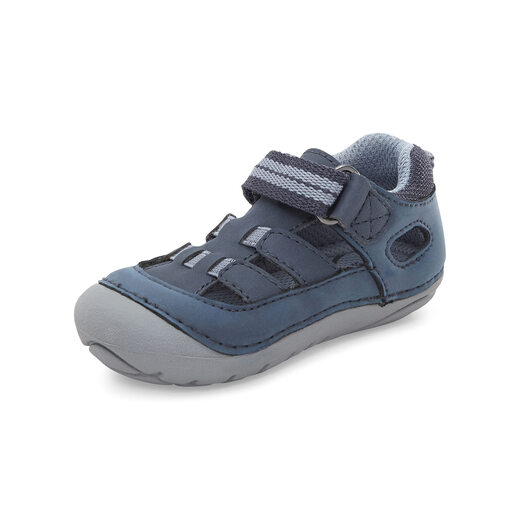 Stride riteStride Rite Unisex Kids Sm Sonny Sandals, Dark Blue Dark Blue 3.5 Wide Infant