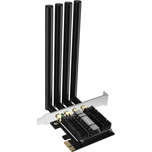 COMFAST Vier Antennen 1750M PCIE Wireless-Netzwerkkarte Desktop Spezieller integrierter Dual-Band 5G Gigabit WiFi-Empfänger Kompatibel mit WIN7 WP1750