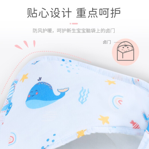 Elephant baby (elepbaby) baby quilt spring and autumn style newborn baby quilted warm anti-jumping sleeping bag anti-kicking quilt swaddle quilt swaddle undersea Qiguang 80*80CM