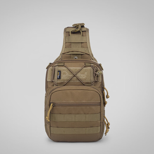 MARDINGTOP extérieur tactique fonctionnel edc sac à dos à bandoulière ventilateur militaire pour hommes sac à bandoulière de rangement multifonctionnel kaki