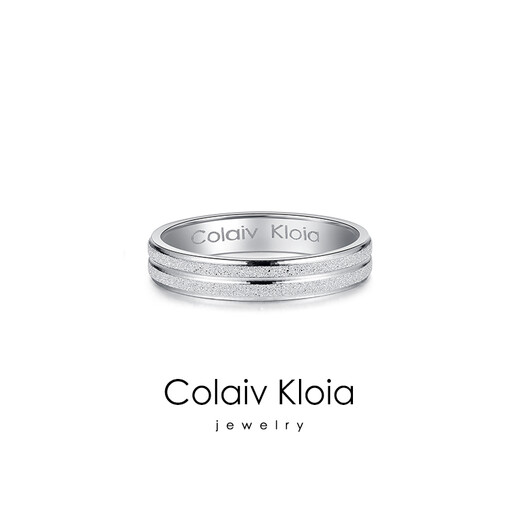 Colaivkloia couple rings for men and women, silver pair, frosted style, adjustable wedding rings, Valentine's Day birthday gifts for boyfriend and girlfriend Tk310 - Men's model + 60CM leather cord, opening adjustable