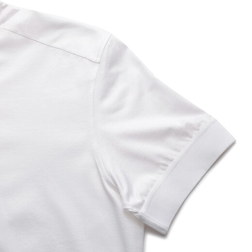 [Second-hand 99 new] Unused luxury men's clothing Jenia men's cotton thin short-sleeved POLO shirt UB350A5 B723 N00 White 54