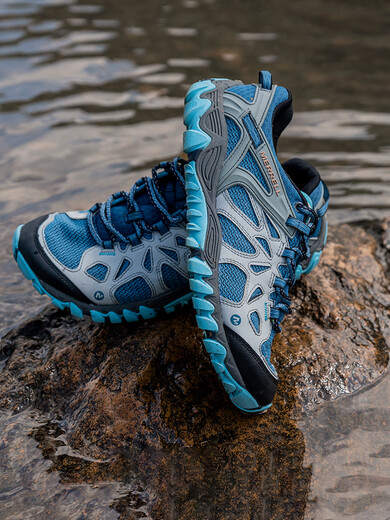 Merrell ALLOUTBLAZE men's and women's wading shoes breathable non-slip quick-drying outdoor sports river shoes black gray 40