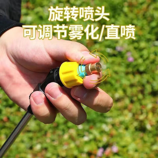 Portable sprayer for spraying pesticides, fully automatic electric retractable spray gun for watering flowers, rechargeable disinfection, new sprayer, 2800mA gravity filter + 3m water pipe