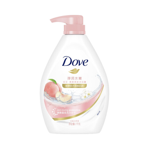 Dove elastic, hydrating, skin-beautifying shower gel 1000g locks moisture, delicate skin, leaves fragrance and moisturizes (new and old packaging randomly)