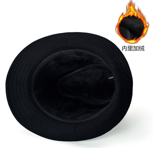 SOMUBAY old man's hat men's autumn and winter warm middle-aged hat old man's grandfather Shanghai beach gentleman's hat thick woolen British gray (hair inside plus velvet) S size head circumference 56-57CM