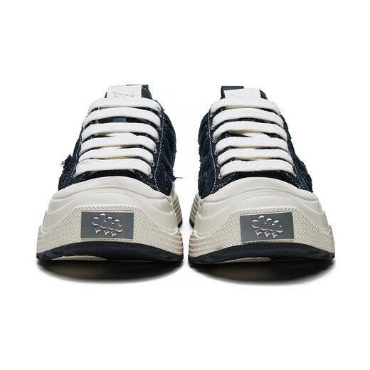 SHOOT BRAND重奏系列耐磨厚底帆布鞋 潮流小脏鞋 男女同款 黑色 38