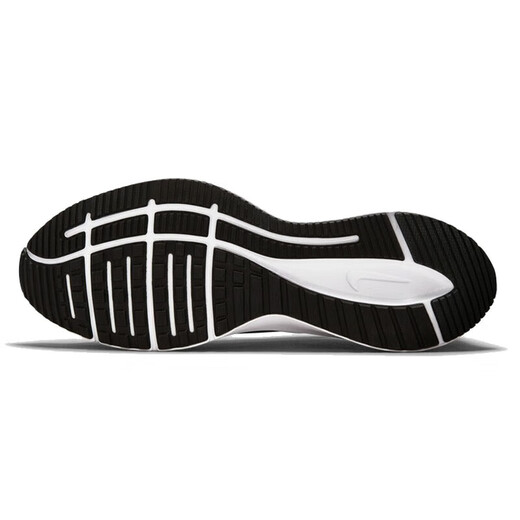 Nike (Nike) Chaussures masculines Summer quête 5 Ligne de vol houstouflante Casual Shock-Aushoned Wear-résistant aux chaussures de course de sport Da1105-006 Black / White 45