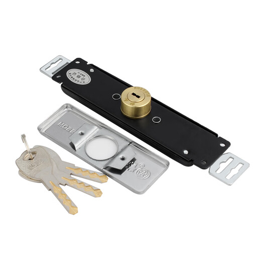 梅花（BLOSSOM）卷帘门锁 中开卷闸门锁 商铺仓库防盗门锁 C级锁芯铜芯铜钥匙DZ01