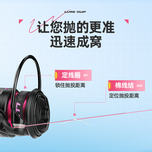 Вручение Huan Xiao Hei Road Spliting Set Spinning Counting Country Guide Dive Cring Long Droping Rishing Stod Столпное стержень Полно