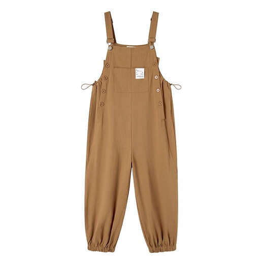 Unisunny schwangere Frauen Overalls Frühlings- und Herbststile tragen große Lose lässige Hosen Schwangerschaftszeit Mutterschaftsnutzung Mode schwangere Mutter Weitbein Hose Khaki L.