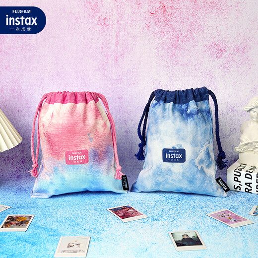 INSTAX Fuji instax camera strap pocket blue halo