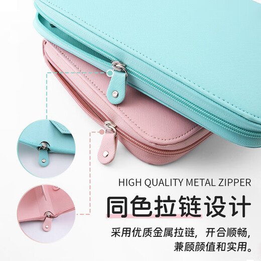 Xuanniao pet scissors storage bag 8 scissors bag pet beautician special large capacity tool bag blue can hold 8 scissors + 2 combs