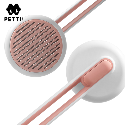 Master's Home Cat Comb Dog Comb Pet Brush Teddy Hair Removal Brush Pet Hair Comb Special Comb for Long-haired Cats and Dogs Pink
