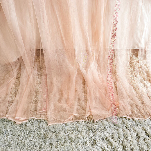 Antarctic people guide rail mosquito net blackout curtain integrated, fully enclosed, fully enclosed, mosquito net rack 1.8x2m home bedroom bed curtain, Guose Tianxiang-Jade color [anti-mosquito-proof and fall] 180x200cm [double-layer yarn integrated mosquito net]