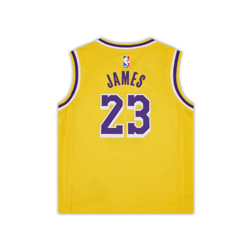 耐克（NIKE）官方男童洛杉矶湖人队ICON NBA詹姆斯婴童球衣宝宝HF7717 728阿马里洛黄 110 4T