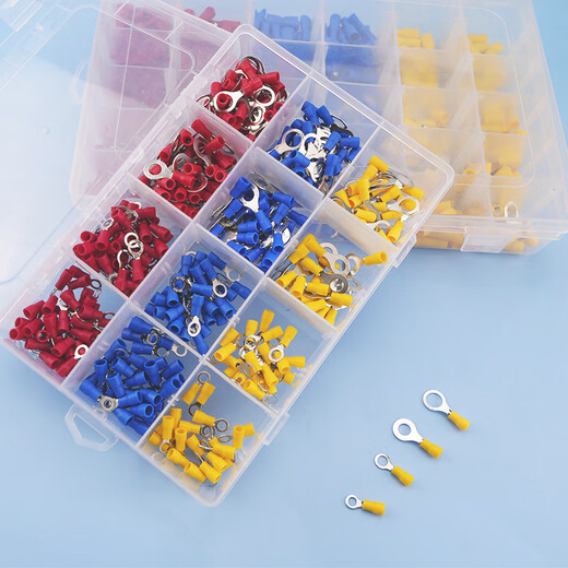 Bingyu Boxed cold crimp terminals Insulated crimp terminal wiring combination set 360pcs BYT-01