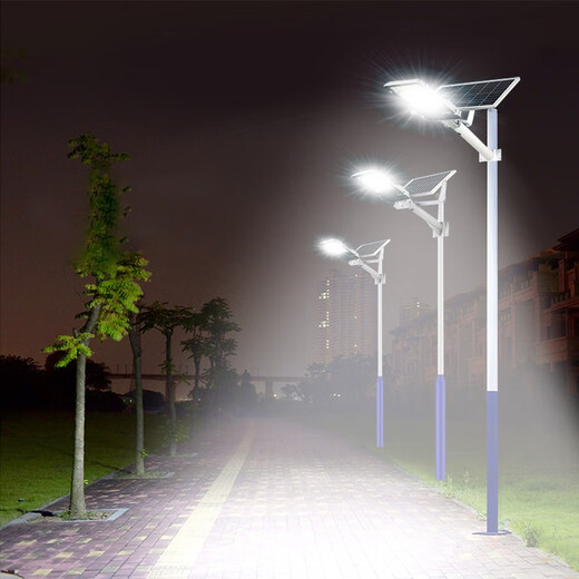 Xinguangda Solar Street Lights Outdoor Street Light Pole Complete Set New Rural Telephone Pole High Power Solar Lighting 6 Meters Solar 4 Meters 100 Watt Complete Set