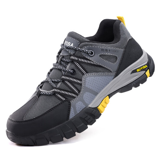 Mac Jabags新款绝缘劳保鞋男防砸防刺穿塑包头10KV电工鞋舒适软底工作鞋 1105YKV-新款绝缘10KV; 40