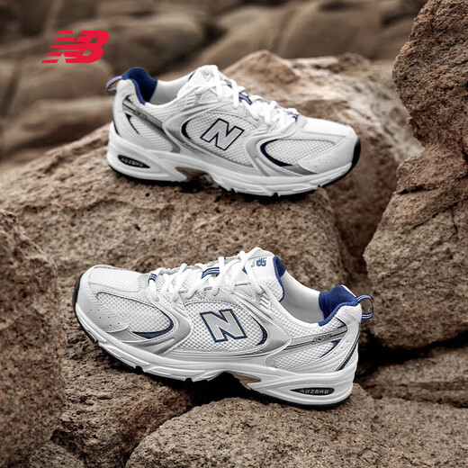 NEW BALANCE老爹鞋男鞋女鞋复古网鞋夏季透气休闲运动鞋530系列MR530SG 40.5