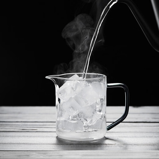 Mesni teapot glass teapot tea water separation thickened tropical filter tea set office household tea dispenser tea maker 320ml mok cup