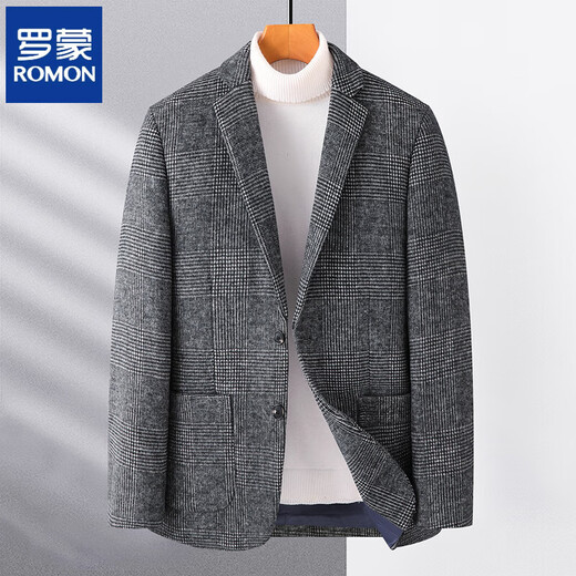 Romon Autumn and Winter Wool Suit Jacket Business Clothing Casual Clothing Versátil de mediana edad