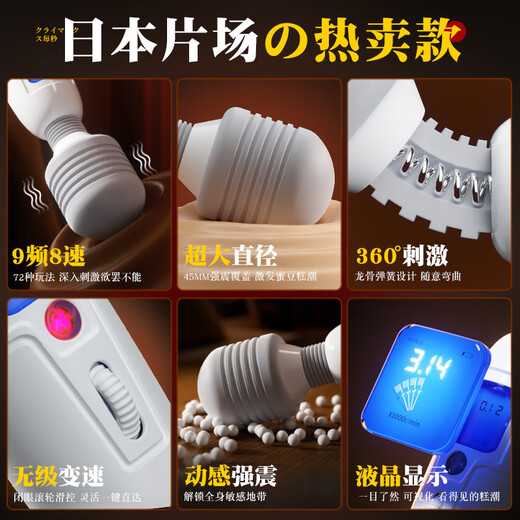 Mystery Vibrating AV Stick Adult Sex Toys Women's Special Massage Toy Sexual Device Vagina Self-Defense Strong Vibration Cannon