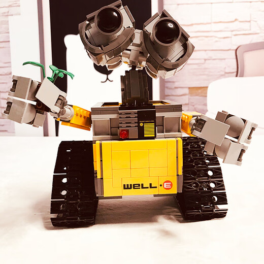 Yuxing Model King Children's Assembly Toy Programmation Robot Blocs Buildings Buildings Electric Remote Control Racing Modèle 8-14 ans Boy Birthday Gift Walli Robot [Modèle statique] 687 particules compatibles avec les blocs de construction LEGO