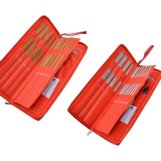 Fengyu Stainless Steel Sweater Wool Set Knitting Tools Stainless Steel Wool Straight L Needle Set Free Gift 36cm Steel Needle Set Comes with a Gift Set