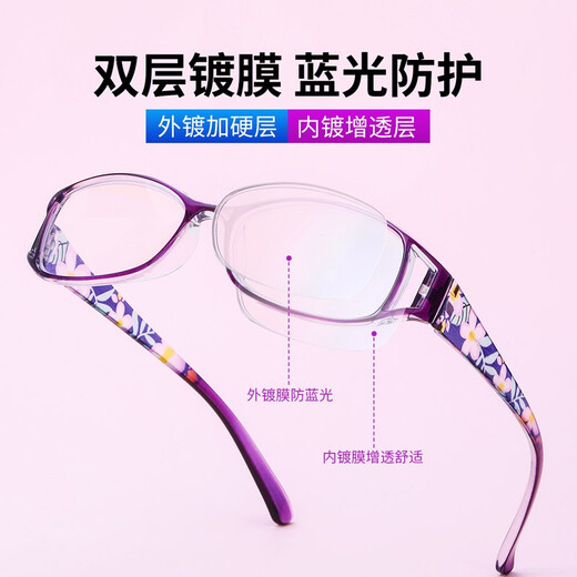 Mr. PU Anti-Blue Lesel-Lesebrille HD Lesebrille älter