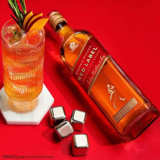 尊尼获加洋酒红方红牌苏格兰调和型威士忌700ml*6瓶