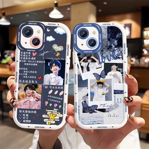 TF家族陈奕恒手机壳适用苹果16ProOPPOvivo华为荣耀小米ins风软壳 二代奶白对孔-AS6174 华为/荣耀拍此项-型号发给客服备注