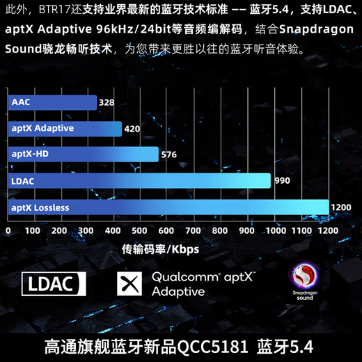 FiiO BTR17 Portable Wireless Bluetooth Headphone Amplifier Small Tail Car Mobile Phone HiFi Audio Receiver Amplifier Bluetooth 5.4 Black